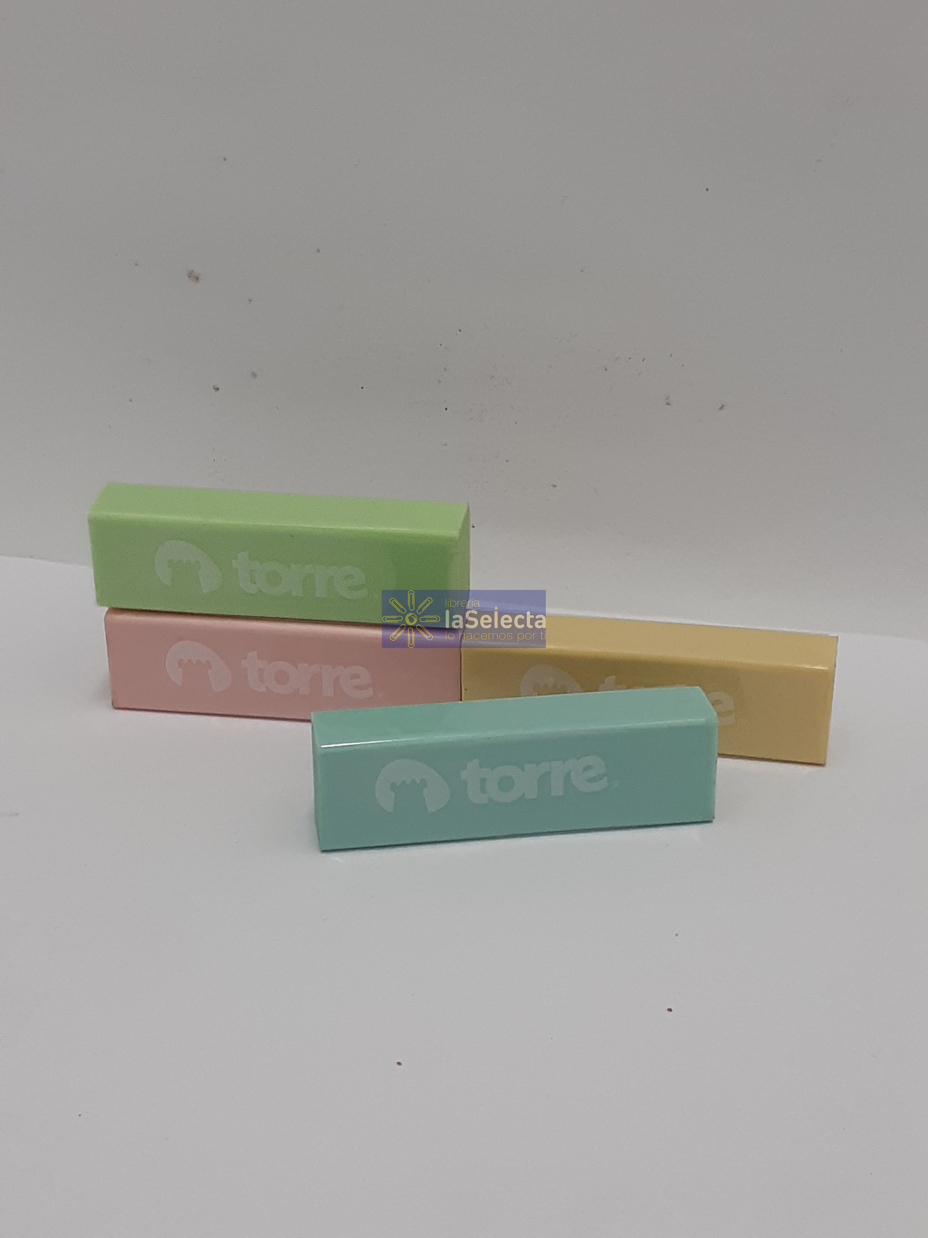 GOMA DE BORRAR COLOR PASTEL VARIEDADES TORRE